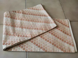 Obi cintura kimono rosa e oro
