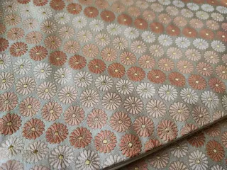 Obi cintura kimono rosa e oro