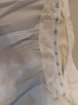 Funda Moisés Canasto Azul