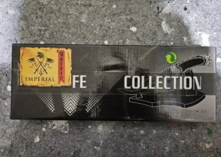 Elemento decorada con ciervos y paisaje