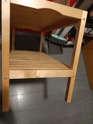 Banco organizador Ikea Molger madera