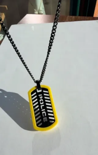 Collana Police originale con piastrina