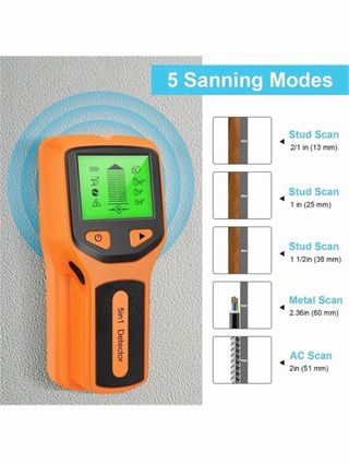 Detector de Pared 5 en 1 | Madera, Metal, Cables..
