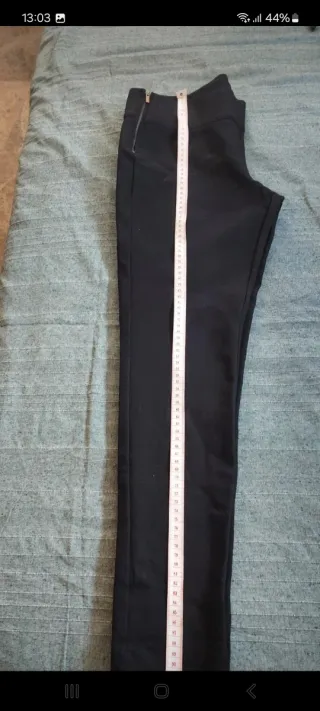 Leggings Zara Negros con Cremallera