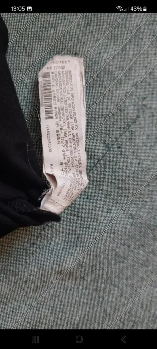 Leggings Zara Negros con Cremallera