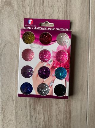 Set Glitter Unghie, Piegaciglia e Sali da Bagno
