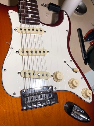 Pickguard completo per Fender Stratocaster Vintage