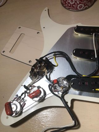 Pickguard completo per Fender Stratocaster Vintage