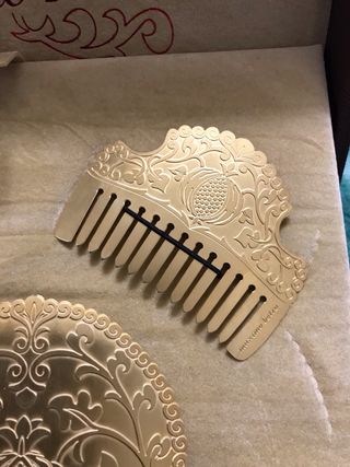 Juego de peinetas Maximo Betro nuevas oro mate