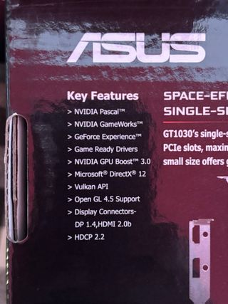 Tarjeta Gráfica ASUS GeForce GT 1030 2GB