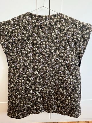 Chaleco estampado mujer talla única