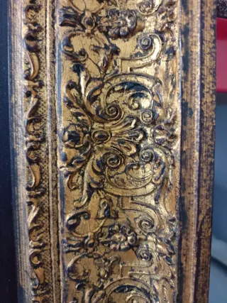 Cuadro al óleo bouquet floral