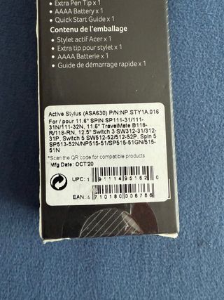 Stylus Acer TravelMate