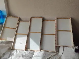 Cuadro Yin Yang 5 piezas | Arte Zen moderno