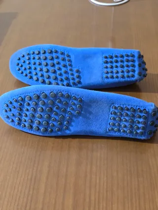 Mocasines Italianos Azul