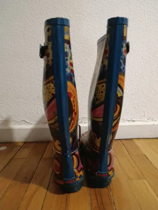 Botas de agua mujer talla 40 multicolor