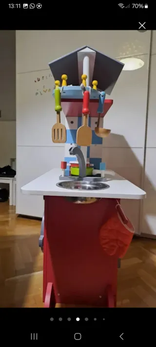 Cocina de madera Miyo para niños