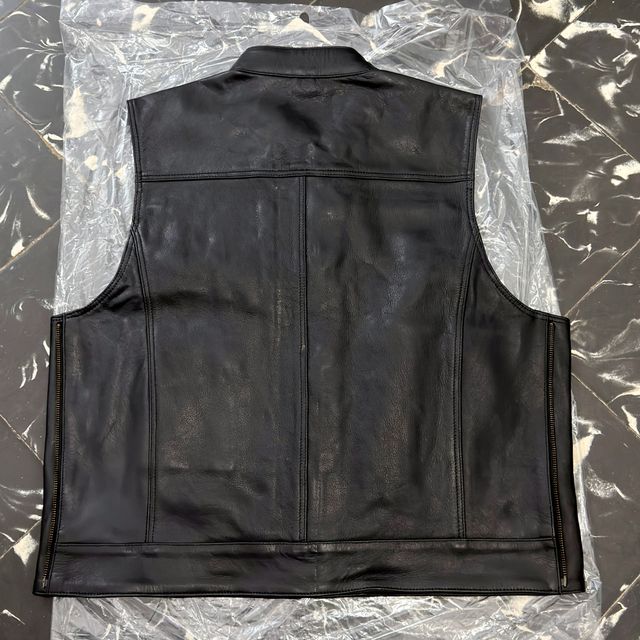 Chaleco de cuero para moto Talla XL