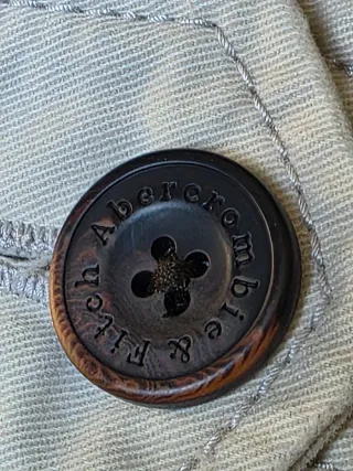 Giacca beige Abercrombie & Fitch taglia M american