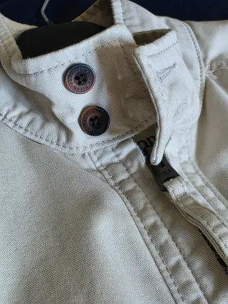 Giacca beige Abercrombie & Fitch taglia M american