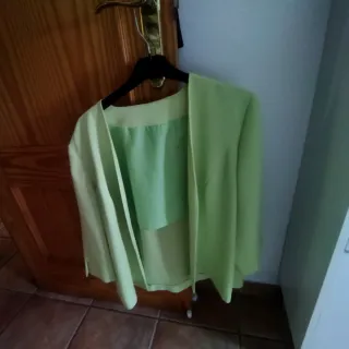 Chaqueta de entretiempo mujer verde