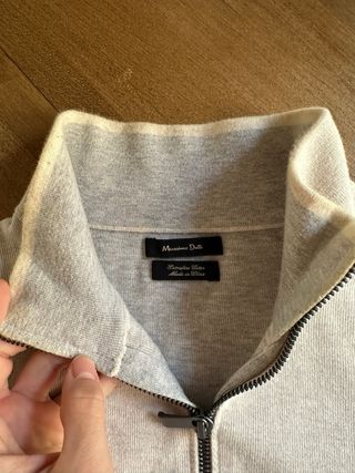 Jersey Massimo Dutti Algodón Cremallera.