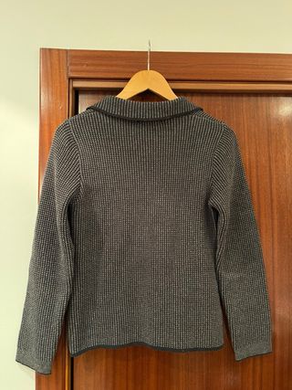 Americana Tecelan Negra y Gris