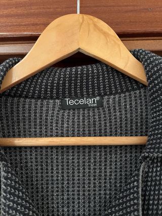 Americana Tecelan Negra y Gris