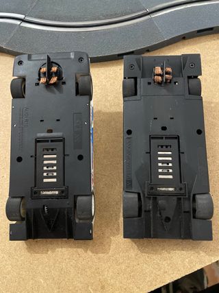 Coche Scalextric Audi y Peugeot