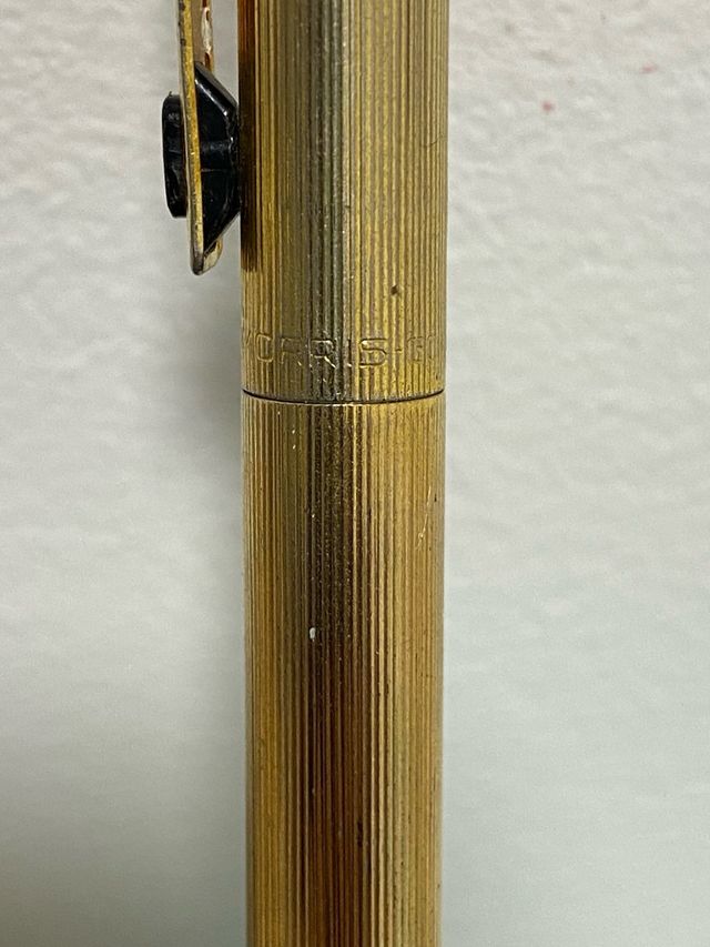 Bolígrafo Gold 18k Clásico Dorado en Estuche cross