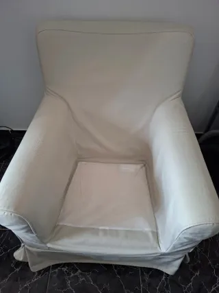 Sofá individual Ikea beige