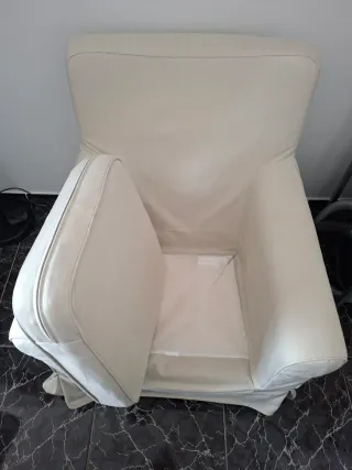 Sofá individual Ikea beige