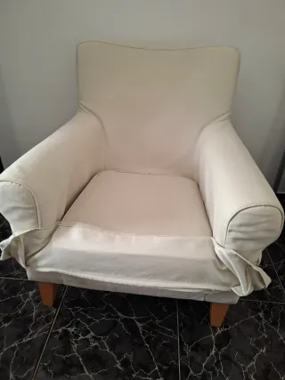 Sofá individual Ikea beige