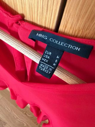 Blusa roja Mango