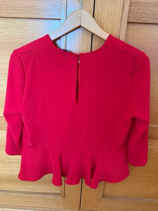 Blusa roja Mango