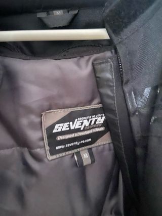 Chaqueta Moto Seventy Mujer Negra T/M