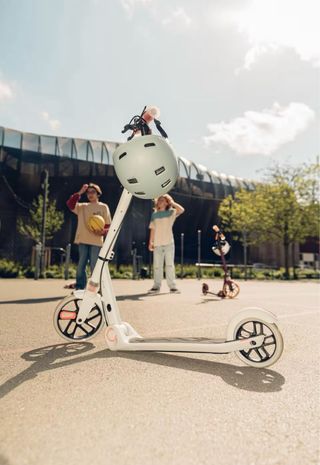 Patinete Junior M900 Gris Lunar Rojo