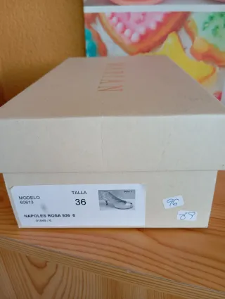 Zapatos Malvarrosa Rosa Peep Toe 36