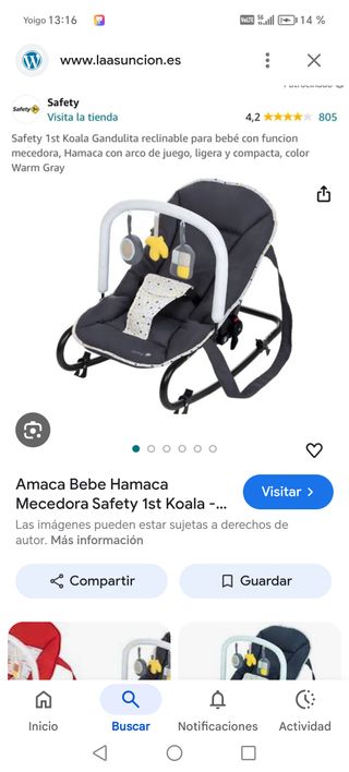 Hamaca bebé Safety 1st Koala
