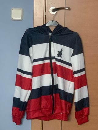 Sudadera infantil con rayas