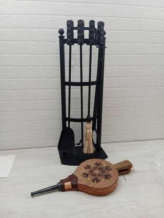 Juego Herramientas Chimenea Imex El Zorro 10055