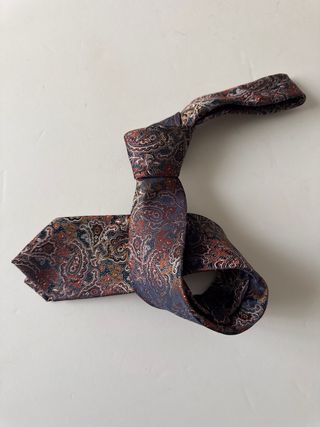 Corbata Paisley Azul y Rojo