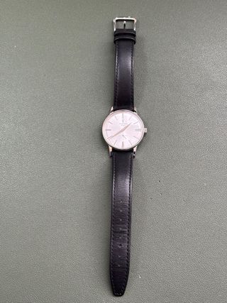 Reloj Festina Extra Plateado Correa Negra