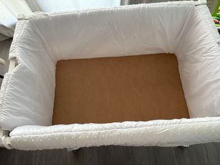 Minicuna colecho con textiles