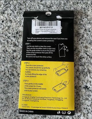 Protettore Schermo per iPhone 7 Plus / 8 Plus (1 Pz.)