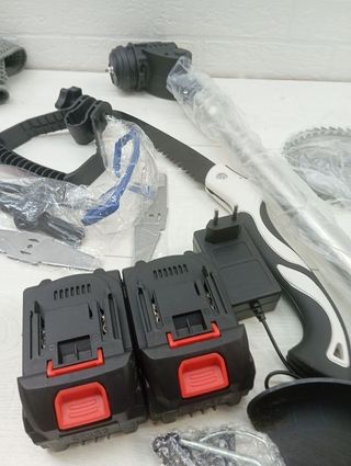 Desbrozadora Eléctrica + 2 Baterías cortacésped