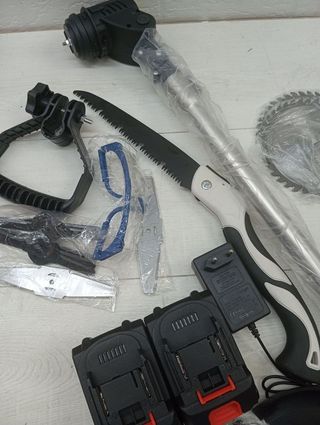 Desbrozadora Eléctrica + 2 Baterías cortacésped