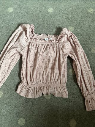 Blusa GAP rosa manga larga