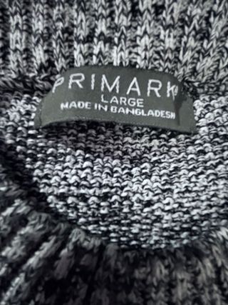 Maglia girocollo Primark uomo grigia