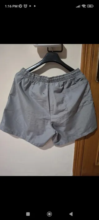 Short Bañador Ejercicio Gris Talla XXL 3 Bolsillos